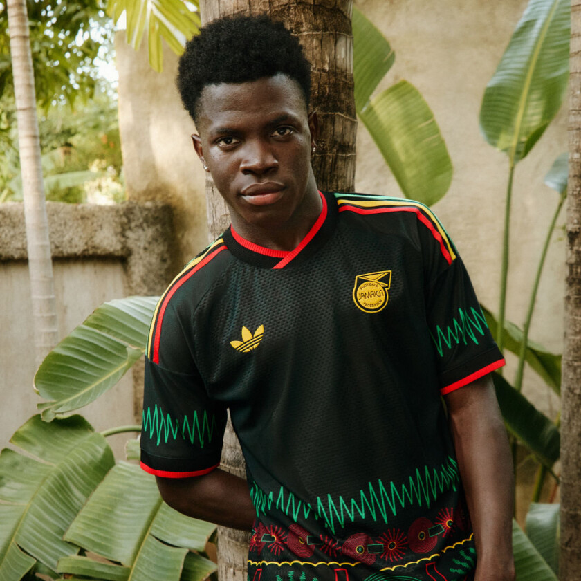 Jamaica 26 x Bob Marley Away Authentic Jersey, størrelse Medium
