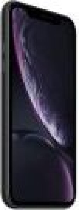 Refurbished Apple iPhone XR - 4G smarttelefon - dual-SIM - RAM 3 GB / 64 GB - LCD-skjerm - 6,1 - 1792 x 828 piksler - bakkamera 12 MP - frontkamera 7 MP - Sorter Tilstand: Grad B