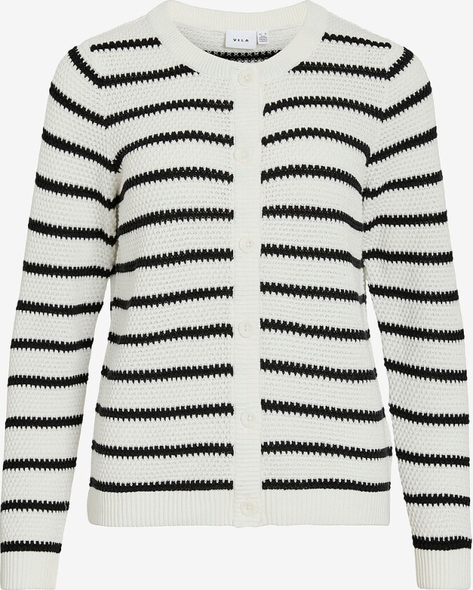 Kardigan viDalo O-neck - Hvit