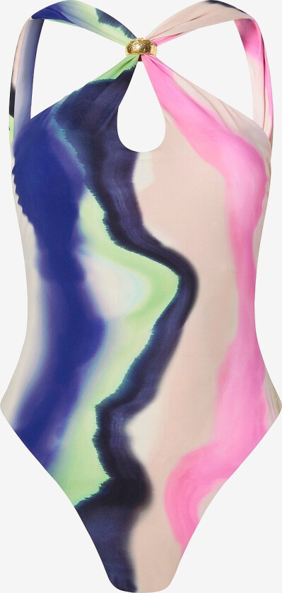 Badedrakt Lonita Gold Embellished Multiway Swimsuit - Flerfarget