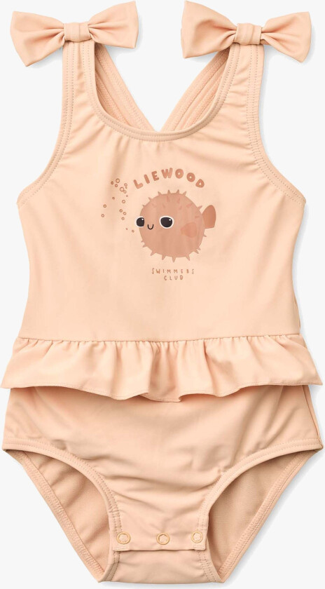 Amara Badedrakt Baby, Apple blossom, 80 - Badetøy - Polyester,Elastan