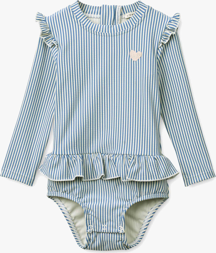 Sille Badedrakt Baby, Riverside/Creme de la creme, 92 - Badetøy - Nylon,Polyester