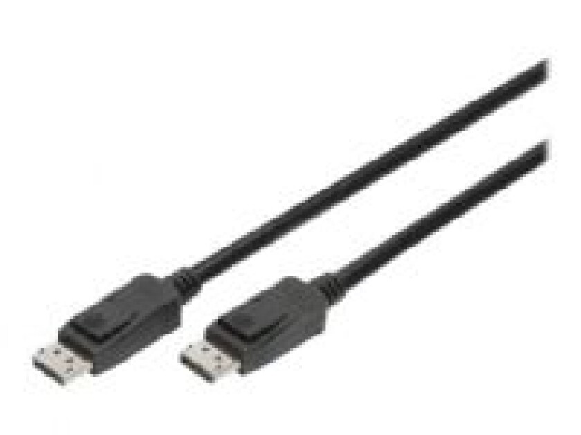 Digitus - DisplayPort-kabel - DisplayPort (hann) til DisplayPort (hann) - DisplayPort 1.4 - 5 m - 8K-støtte - svart