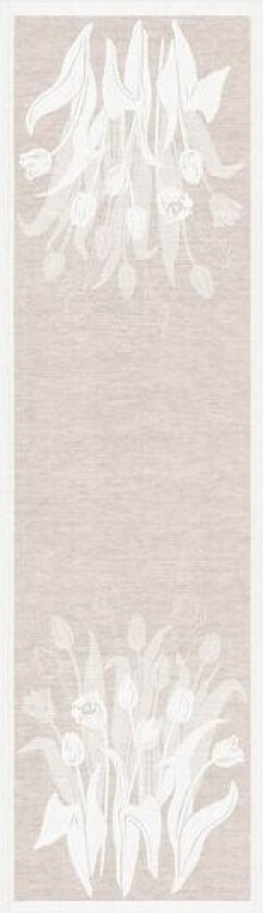 Belle bordløper 35x120 cm beige