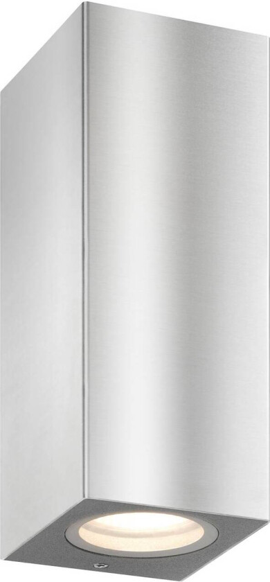 Utendørs vegglampe 5051, stål, 17 cm, IP54, opp/ned, GU10