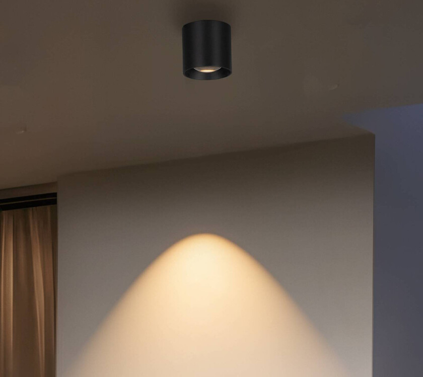 LED utendørs taklampe 5172, grafitt, 9 cm, metall, IP54 CCT