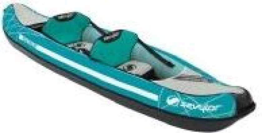 Madison, Creekboat, 2 person(er), 200 kg, Svart, Blå, Hvit, 2 seter, 93 mm
