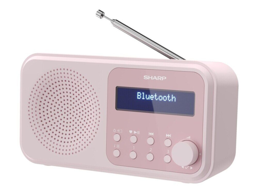 Tokyo DR-P420 - Bærbar DAB-radio - blomsterrosa