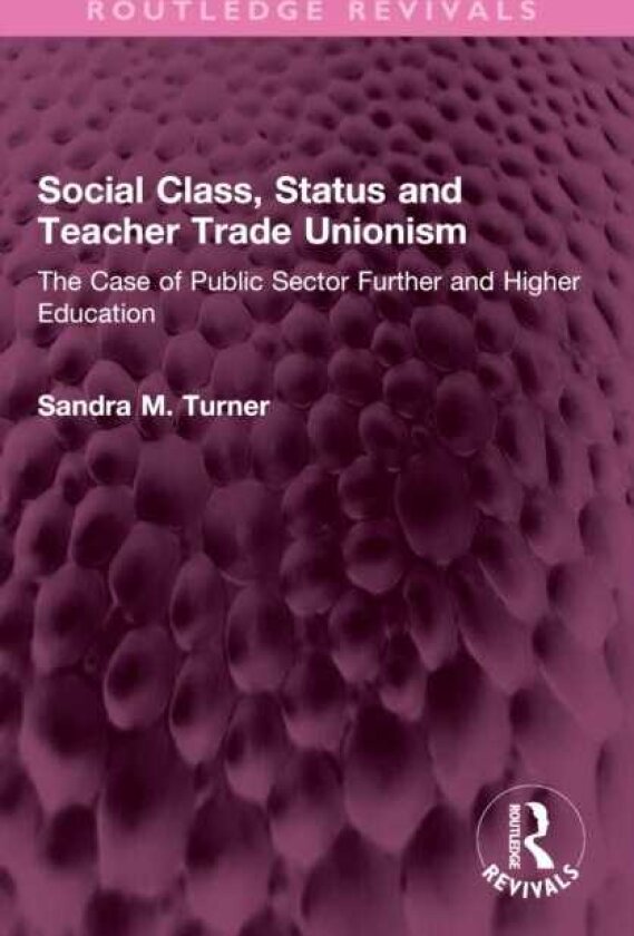 Social Class, Status and Teacher Trade Unionism The Case of Public Sector Further and Higher Education