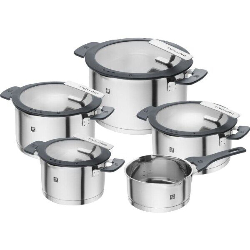 ZWILLING SIMPLIFY, Sort, Sølv, Rustfritt stål, Rustfritt stål, Sort, 180 °C, 7,5 kg