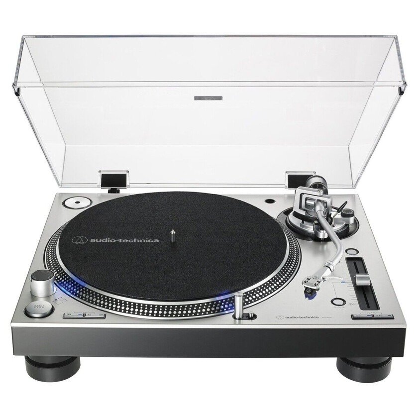 Bilde av Audio Technica AT-LP140XP Direct Drive DJ Platespiller Sølv