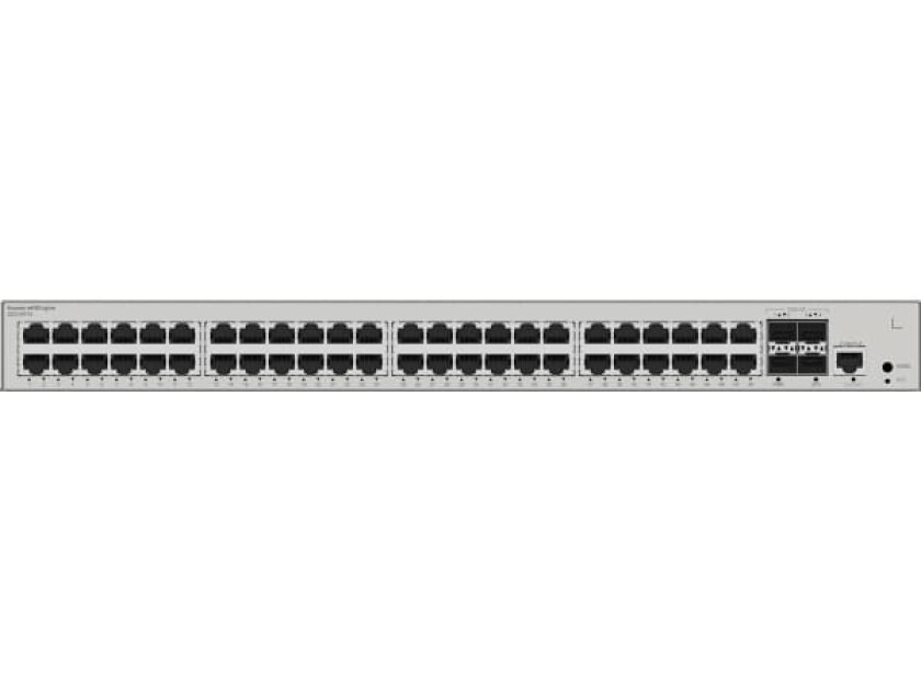 S220-48T4X, Gigabit Ethernet (10/100/1000), Rackmontering, 1U