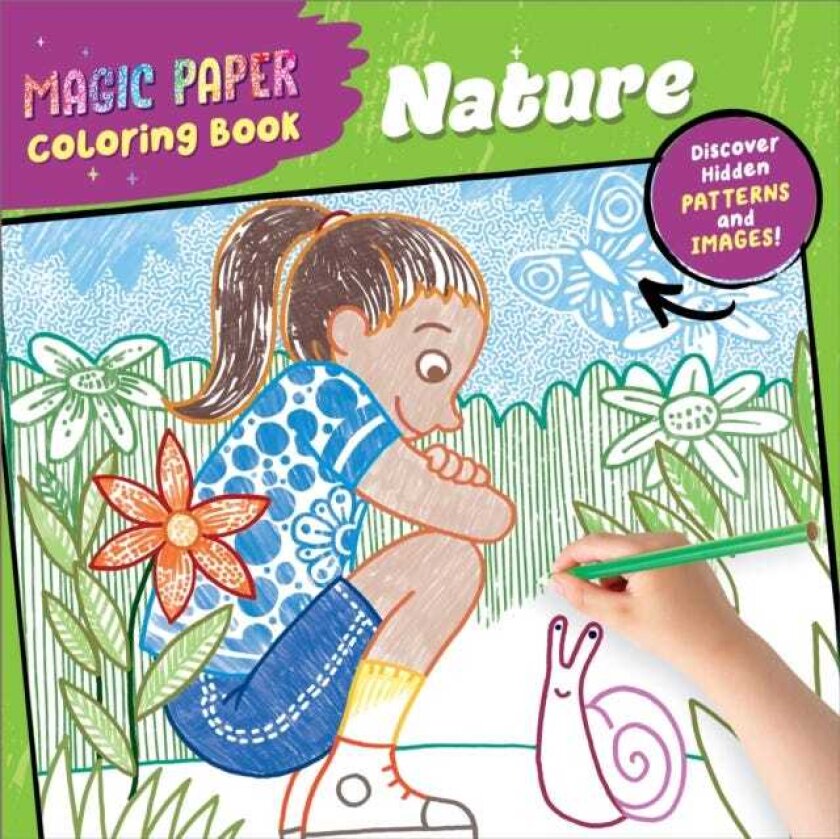 Magic Paper Coloring Book: Nature Discover Hidden Patterns and Images!