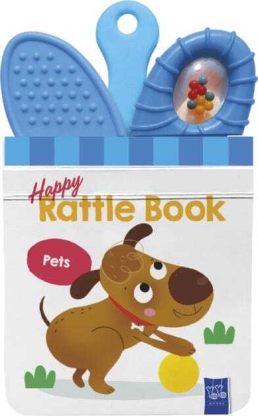 Happy Rattle Book Pets