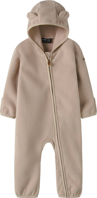 Fleecedress - NbnMeeko - Sølv Mink - - 74/80 - Fleecedress