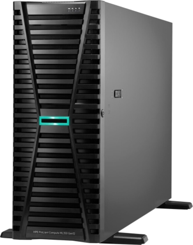 Bilde av E ProLiant Compute ML350 Gen12 - Server - tower 4U - toveis - 1 x Xeon 6515P / inntil 3.8 GHz - RAM 64 GB - SATA/SAS/NVMe - hot-swap 2.5 brønn(er) - SSD 2 x 480 GB - monitor: ingen