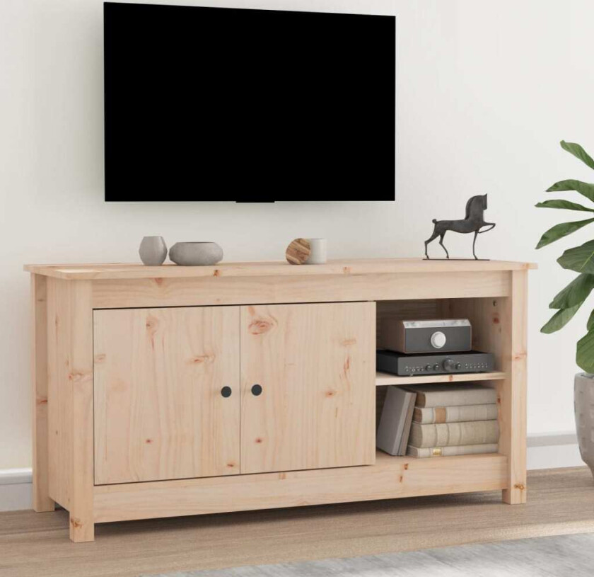 TV-benk 103x36,5x52 cm heltre furu