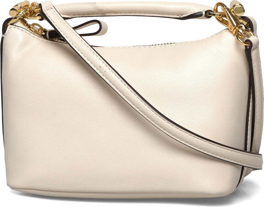 Nappa Leather Mini Blaike Shoulder Bag - Cream - ONE SIZE