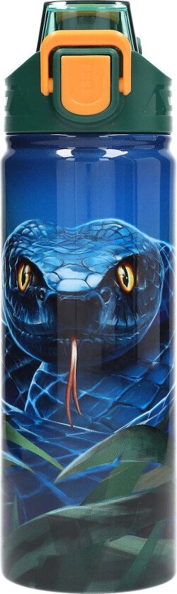 Adventure World Drikkeflaske - Blue-Green with Striking Orange Details - 600 ml