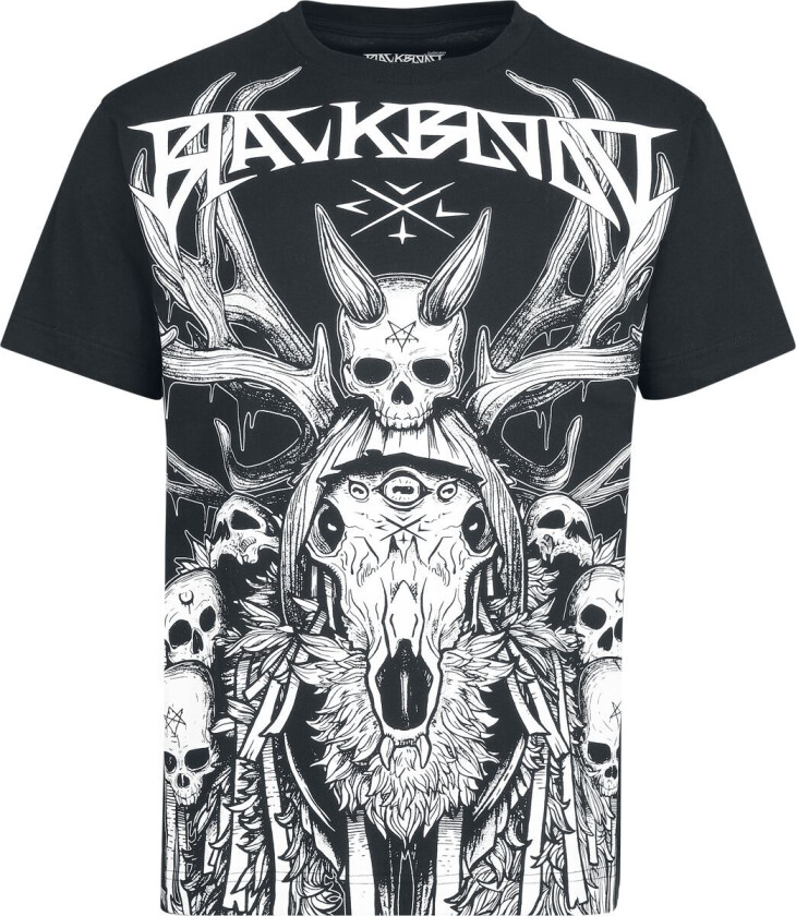 Goth T-skjorte - Occult Horror - S til XXL - Herrer - svart