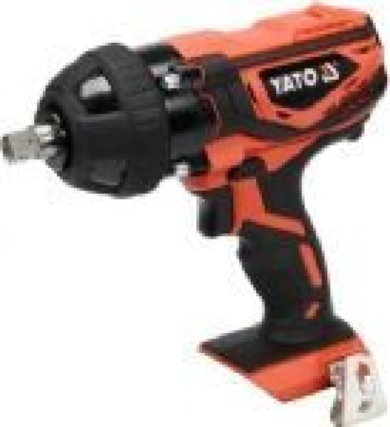 Yato YT-82805, Slagtrekker, Sort, Oransje, III, IP20, 1/2, 2200 RPM - Uten batteri og opplader