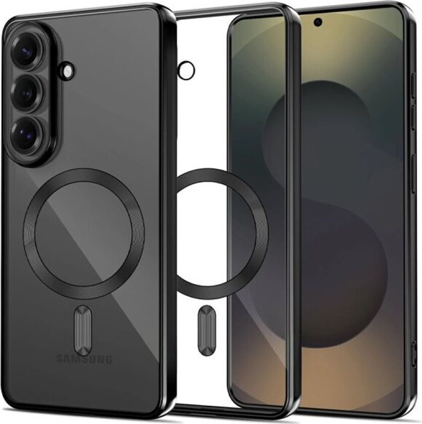 MagFlex-etui for Samsung Galaxy S26 - gjennomsiktig svart