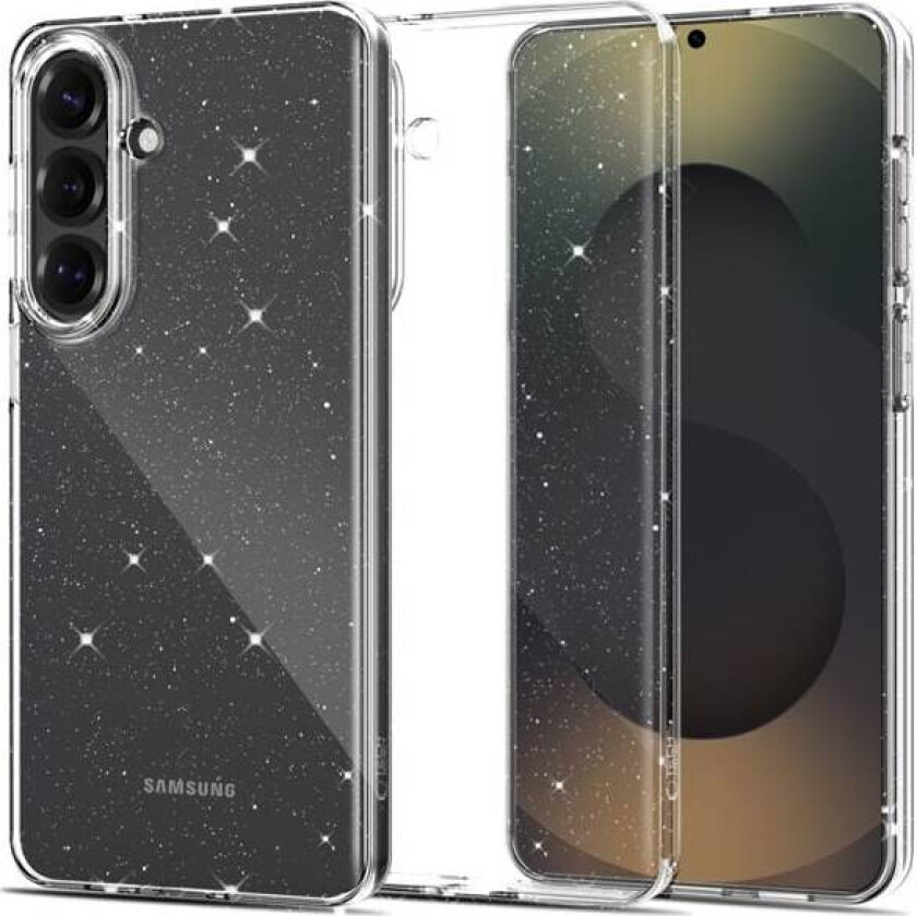 FlexAir-etui for Samsung Galaxy S26+ - Klar og glitter