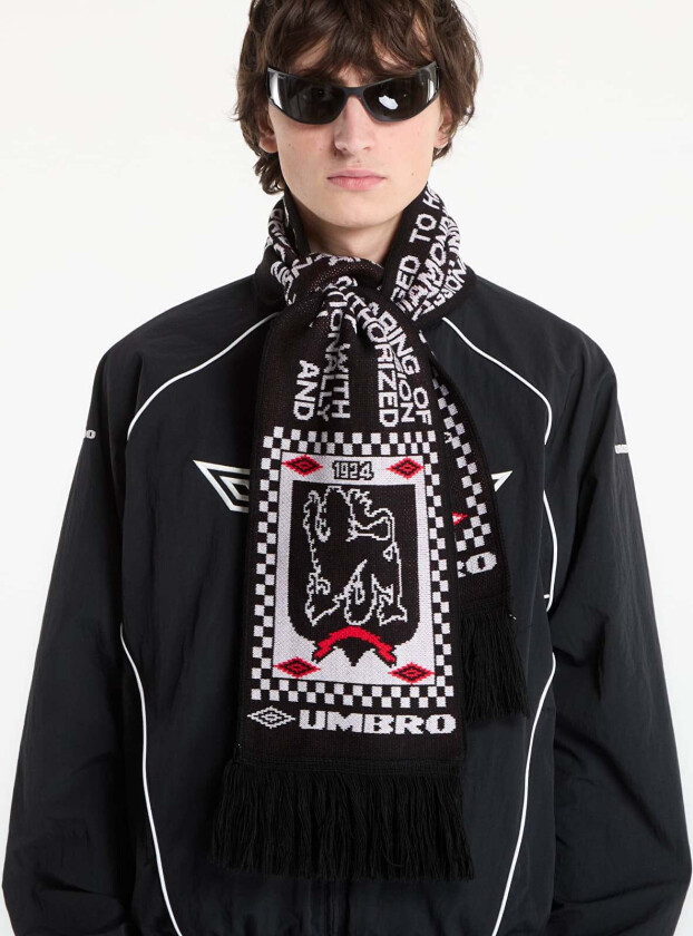 Skjerf Umbro by SlamJam Notice Scarf Black/ White Universal