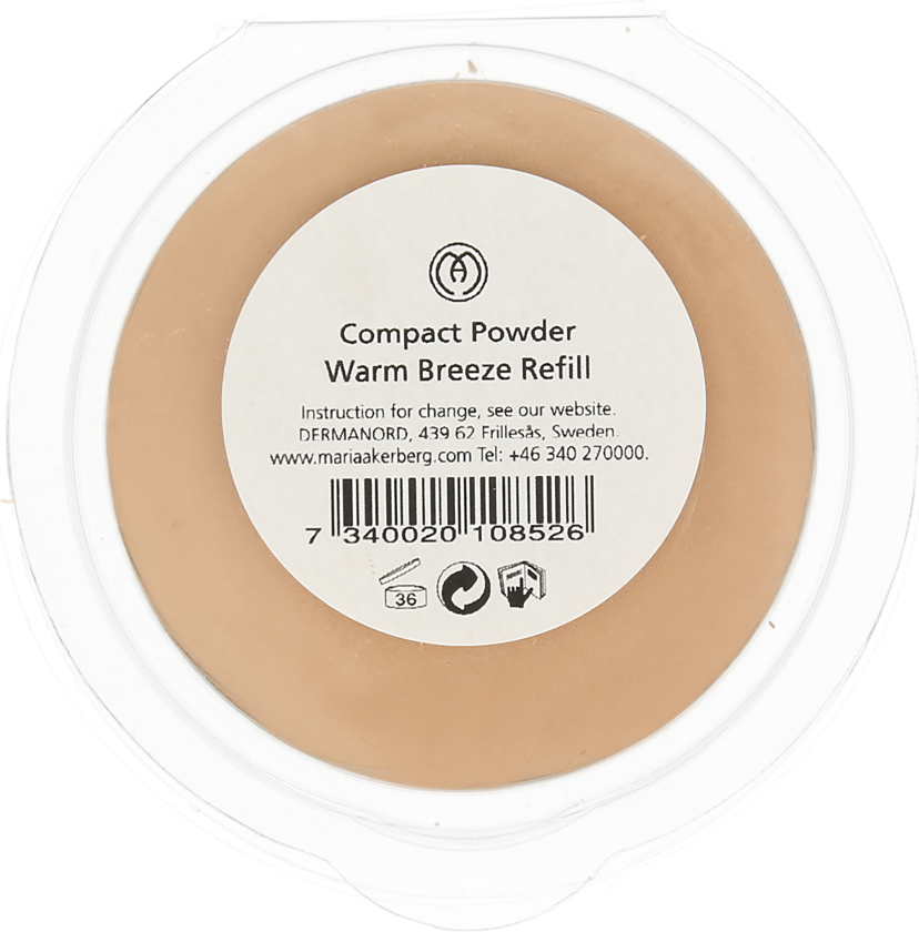 Compact Powder Refill Sticker Warm Breeze
