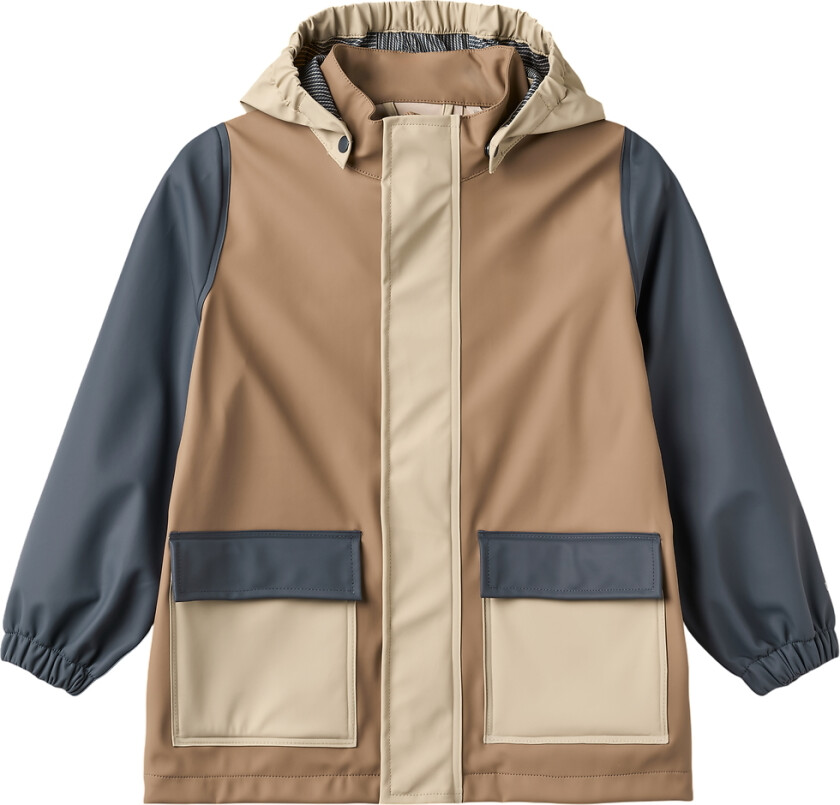 Regnjakke - Otu - White Pepper - - 10 år (140) - Regnjakke