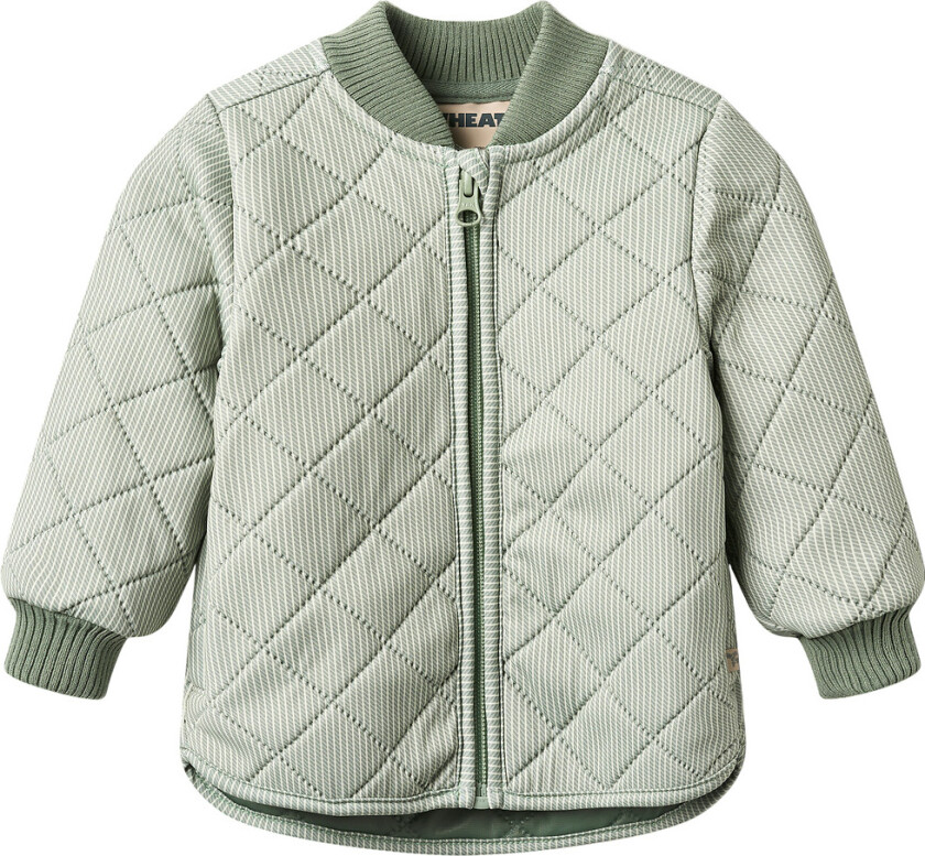 Termojakke - Loui - Green Stripe - - 1 år (80) - Termoklær