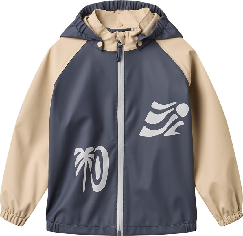 Regnjakke - PU - Lovoa - Ink - - 6 år (116) - Regnjakke