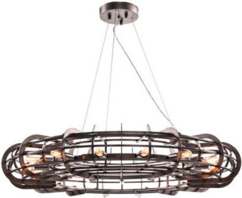 Kahn taklampe teppe sort