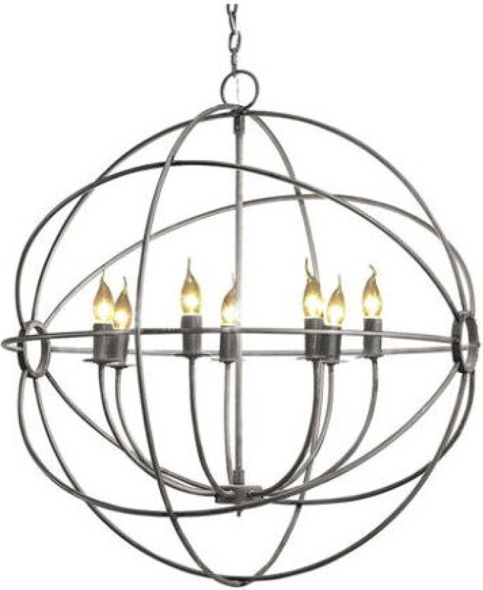 Rome takkrona grå L