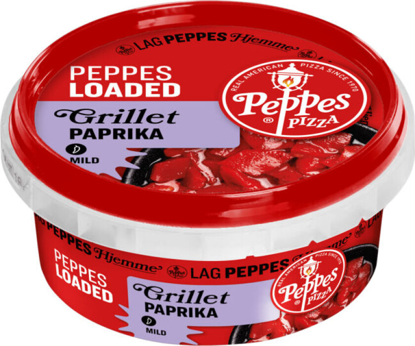 Grillet Paprika Pizzatopping 125g Peppes Loaded