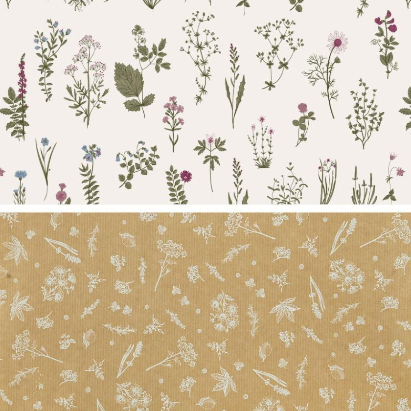 Bilde av Gavepapir Blomstret 2stk