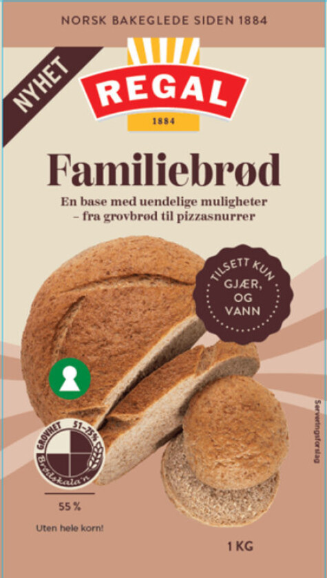 Familiebrød 1kg Regal