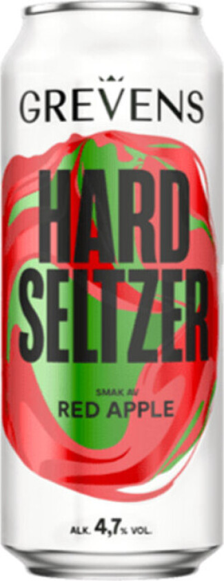 Grevens Hard Seltzer Red Apple 0,5lx6 boks