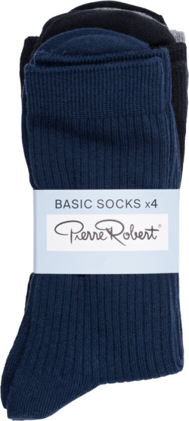 Basic Socks X4 Blagreyrib 41-45 Pierre Robert