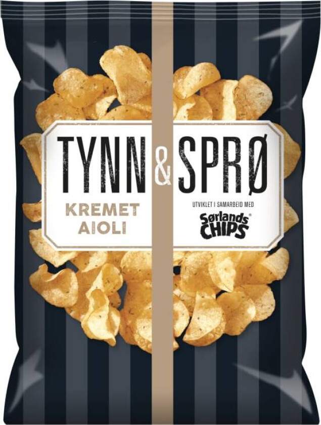 Tynn&Sprø Kremet Aioli 150g Sørlandschip
