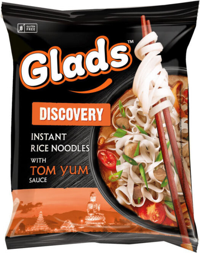 Instant Noodles Tomyum Gl.Fri 65g Glads
