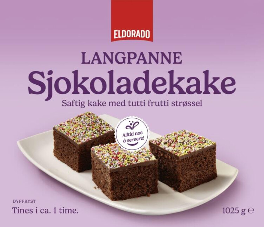 Sjokoladekake Langpanne 1,025kg Eldorado