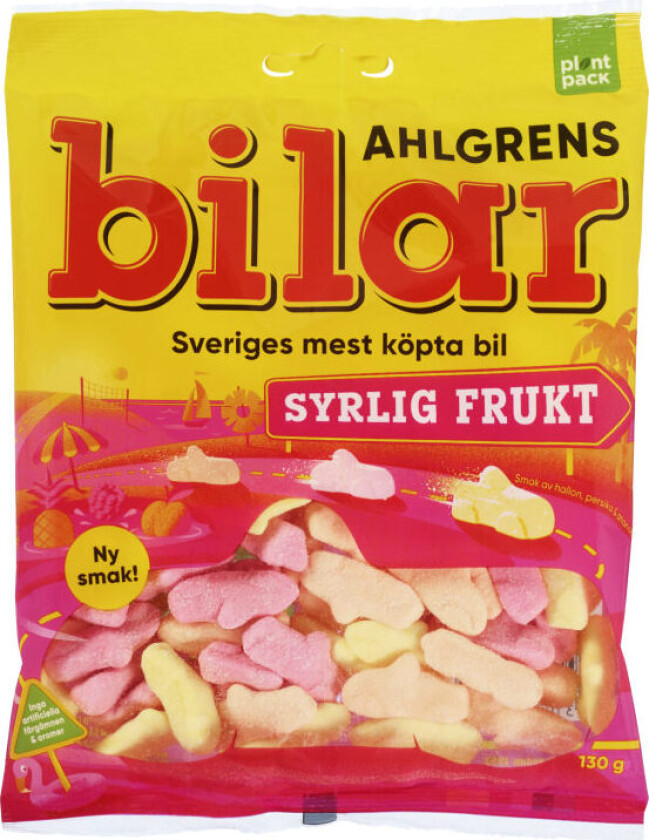 Ahlgrens Bilar Syrlig Frukt 130g