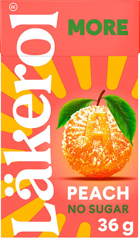 Läkerol More Peach 30g