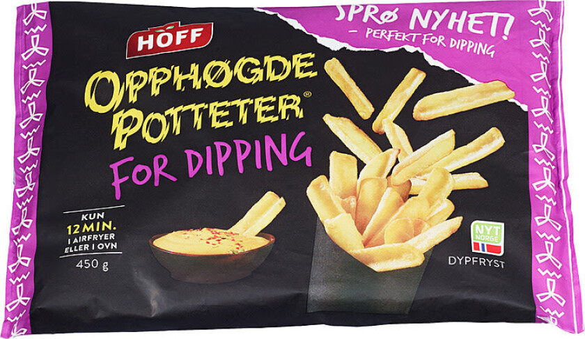 Opphøgde Potteter for Dipping 450g Hoff