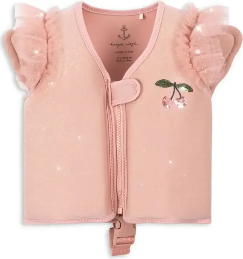 Konges Slöjd Piper svømmevest Powder Pink 2–3 år