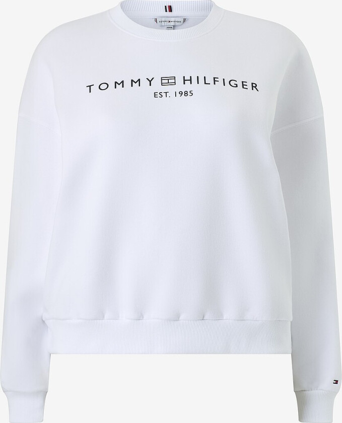 Collegegenser Crv Corp Logo Mdrn Swtsrt - Hvit