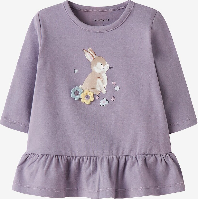 Kjole nbfDollie LS Tunic Box - Rosa