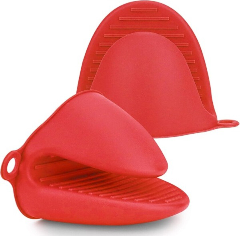 Silikon Grytekluter for Airfryer, 1 Par Tykke Mini Grytehansker Varmebestandige for Grill, Matlaging, Baking