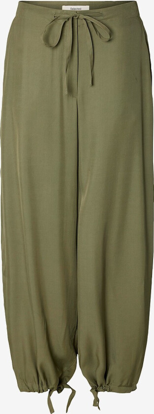 Bukser slfBeatrice MW Wide Pant B - Grønn